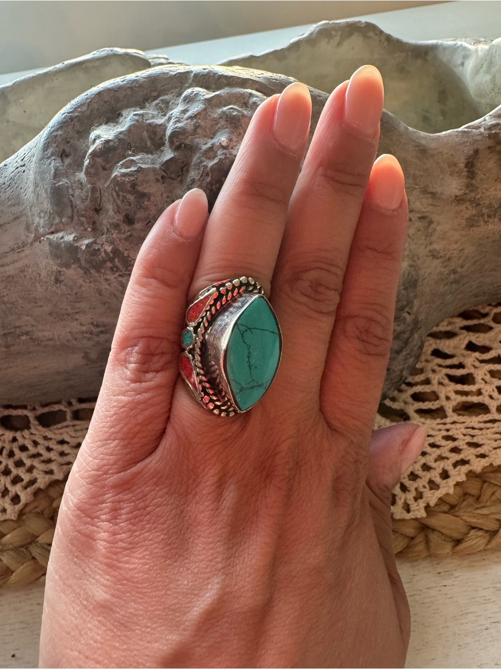 ALPACA Silver  Ring